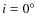 $i=0^{\circ }$