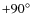 $+90^\circ$