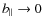 $b_{\parallel}
\rightarrow 0$