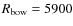 $R_{\rm bow} = 5900$