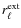$r^{\rm ext}_{\ell }$