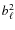 $b^{2}_{\ell}$