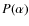 $P(\alpha)$