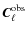 ${\vec C}^{\rm obs}_{\ell}$