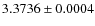 $3.3736 \pm 0.0004$