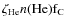 $\zeta _{\rm He}n(\rm
{He})f_{\rm C}$