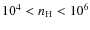 $\dix{4} < \nh < \dix{6}$