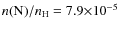 $n(\rm {N})/\nh = 7.9\tdix{-5}$