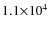 $1.1\tdix{4}$