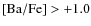 $\rm [Ba/Fe]> +1.0$