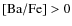 $\rm [Ba/Fe] >0$