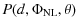 $\displaystyle P(d,\Phi_{{{\rm NL}}},\theta)$