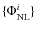 $\{\Phi_{{{\rm NL}}}^i\}$