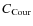 $C_{\rm Cour}$