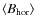 $\langle B_{\rm hor}\rangle$