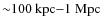 ${\sim}100~{\rm kpc}{-}1~{\rm Mpc}$