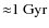 ${\approx}1~{\rm Gyr}$