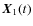 $\vec{X}_{1}(t)$
