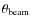 $\theta _{{\rm beam}}$