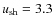 $u_{\rm sh}=3.3$