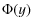 $\displaystyle %
\Phi(y)$