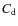 $C_{\rm d}$