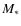 $M_{\ast}$