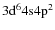 $3{\rm d}^{6}4{\rm s}4{\rm p}^{2}$
