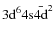$3{\rm d}^{6}4{\rm s}{\bar{4{\rm d}}}^{2}$