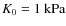 $K_0 = 1~\rm kPa$