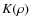 $K(\rho)$