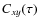 $C_{xy}(\tau )$