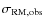 $\sigma_{\rm RM,obs}$
