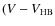 $(V-V_{\rm HB}$