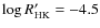 $\log{R'_{\rm HK}}=-4.5$