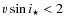 $v\sin i_\star < 2$
