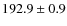 $192.9\pm 0.9$