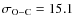 $\sigma_{\rm O-C}=15.1$
