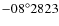$-08^{\circ}2823$