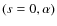 $(s=0,\alpha)$