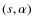 $(s,\alpha )$