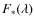$F_*(\lambda)$