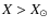 $X > X_\odot$