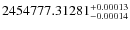 $\rm 2454777.31281^{+0.00013}_{-0.00014}$