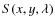 $S(x,y,\lambda)$