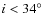 $i<34\hbox{$^\circ$ }$