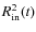 $R_{\rm in}^2(t)$