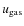 $u_{\rm gas}$