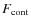 $F_{\rm cont}$
