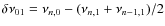 $\delta\nu_{01}=\nu_{n,0}-(\nu_{n,1}+\nu_{n-1,1})/2$